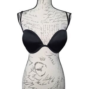 Lingerie Solutions Women's Size 36C Black Multi Options Bra w Removable Gel Pads